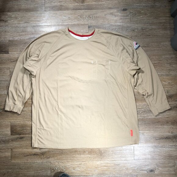Bulwark FR Shirt Mens 3XL Long Sleeve Flame Resistant Workwear iQ Series Pocket - Picture 1 of 7
